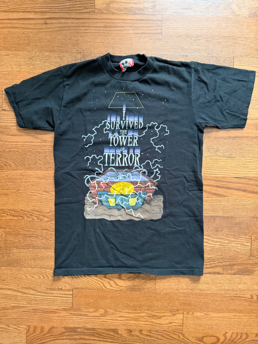 Vintage 1990s Disney Tower of Terror Graphic T-Shirt | Size Small
